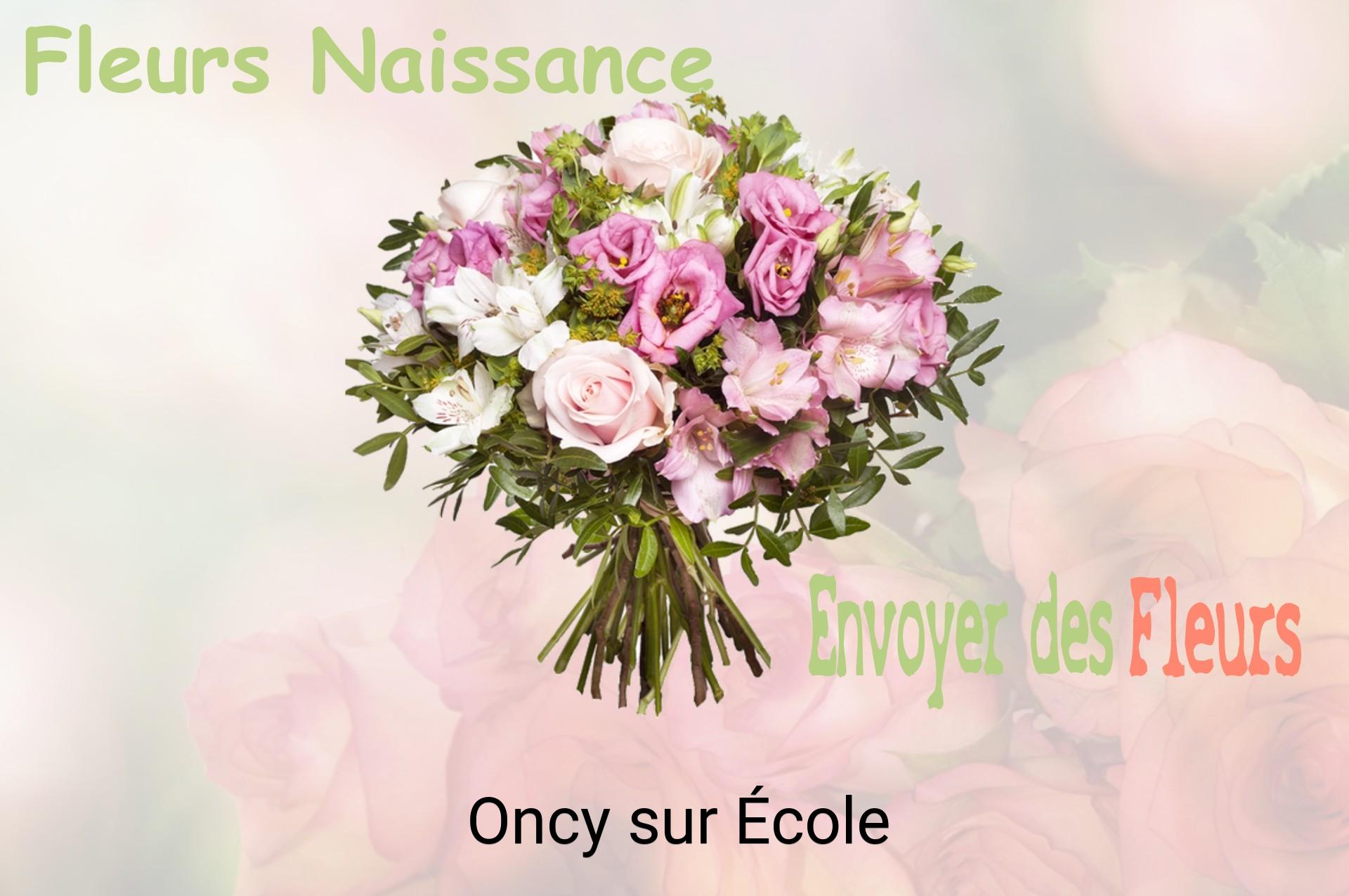 Bouquet de fleurs de naissance livré à Oncy-sur-École